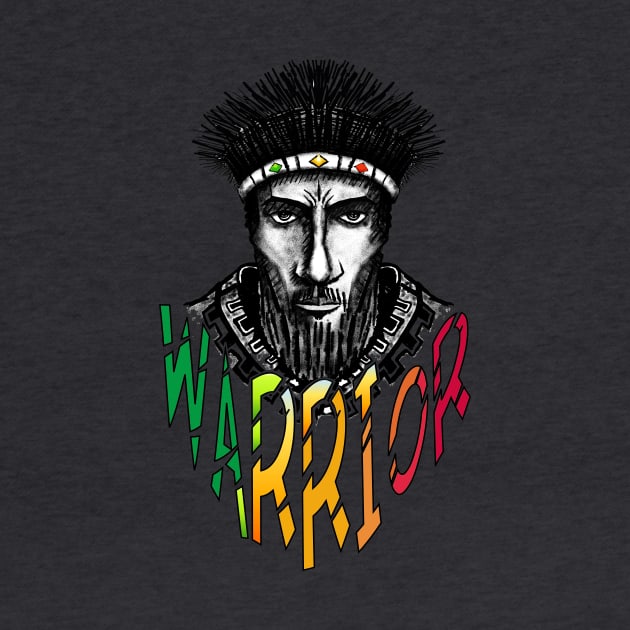 Afro warrior by Alazar4